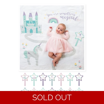 Lulujo Something Magical Milestone Blanket